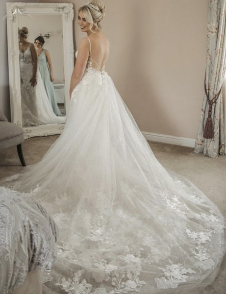 Nicolina Blue by Enzoani Wedding dress (Sample Sale)