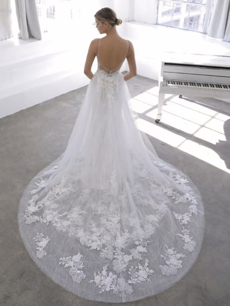 Nicolina Blue by Enzoani Wedding dress (Sample Sale)