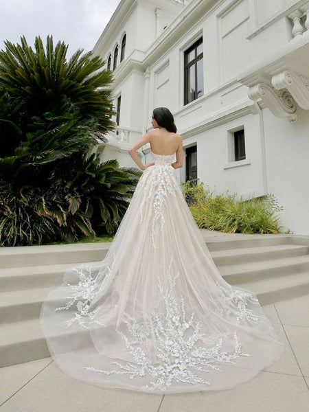 Meg - Blue by Enzoani Wedding Dress (Sample Sale)