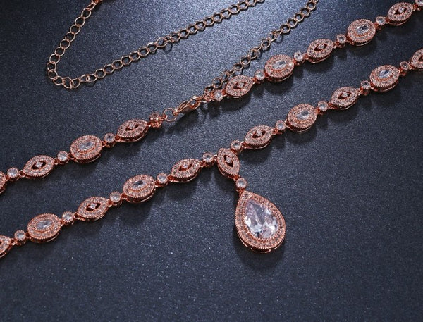 NL01 Necklace - Ssilver/Rose Gold