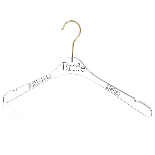 Transparent Personalised Hangers